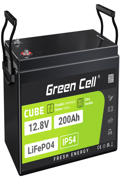 Green Cell CUBE LiFePO4 Special Battery 12.8V 200Ah - GC-LFPGC12V200AH