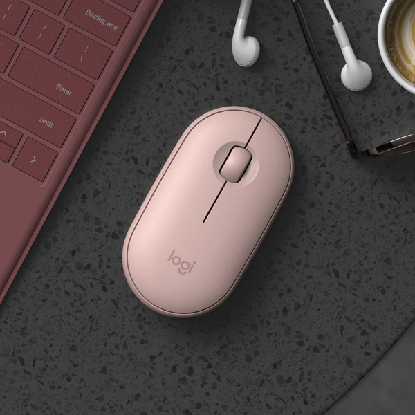 Logitech Pebble M350 - Mouse - optical - 910-005717