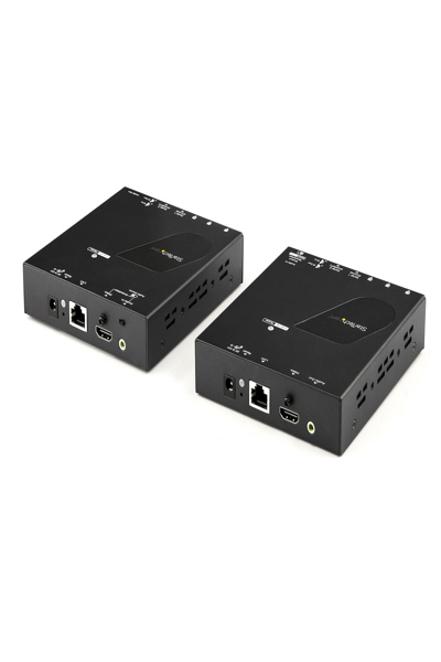 StarTech.com HDMI over IP Extender Kit with Video Wall Support - 1080p - 1920 x 1080 pixels - AV transmitter & receiver - 100 m - Black - ST12MHDLAN2K