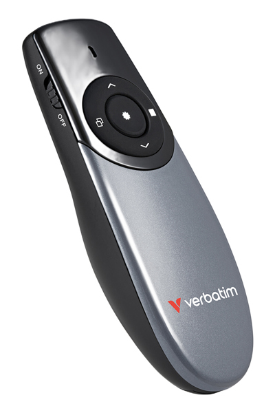 VERBATIM FOCUS WIRELESS PRESENTER WITH RED LASER POINTER - 32365