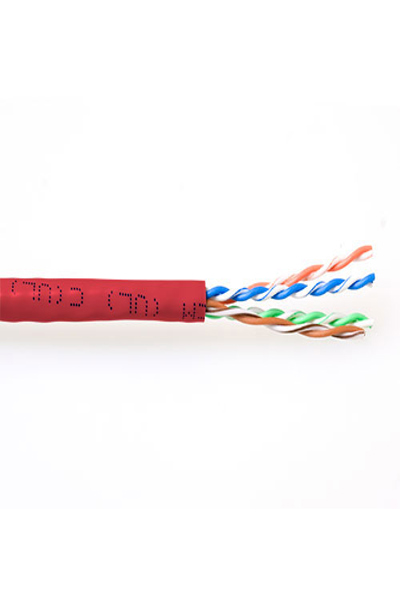 ACT CAT6 U/UTP stranded patch red 305 m - 305 m - Cat6 - Red