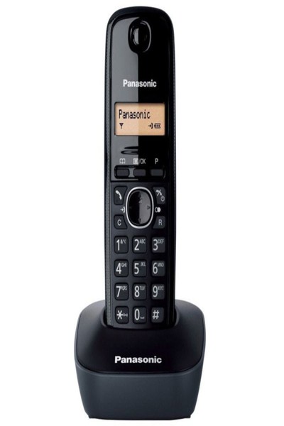 Panasonic KX-TG1611 Black - Cordless DECT Phone - KX-TG1611SPH