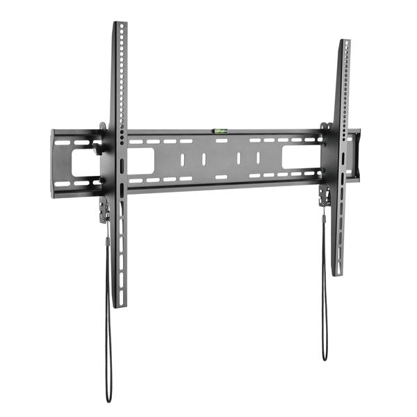 StarTech Flat Screen TV Wall Mount, Tilting - 152.40cm (60") to 254.00cm (100") TV - Steel - Wall mount for TV - Plastic, Steel - Black - Screen size: 152.4-254 cm (60"-100") - FPWTLTB1