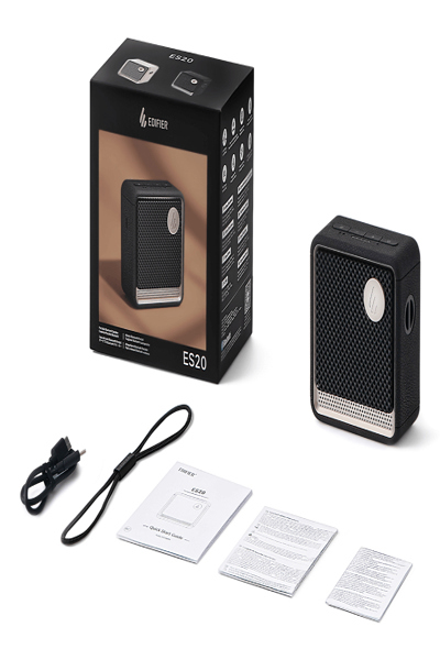 Edifier ES20 TCODE noir Bluetooth - Enceinte - 19 kHz