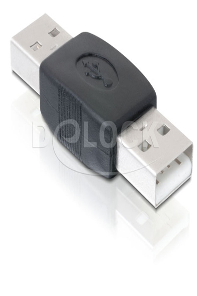 Delock USB gender changer - USB (M) to USB (M) - 65011