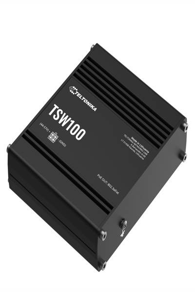 Teltonika TSW100 Industrial PoE+ Ethernet Switch