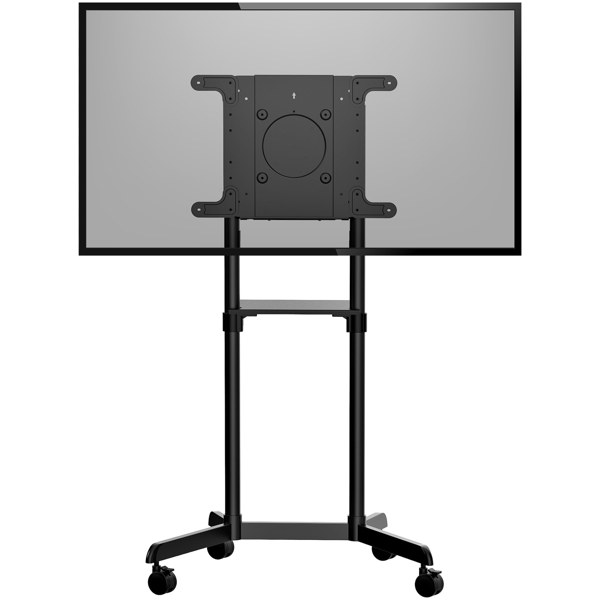 StarTech Mobile TV Cart Portable Rolling TV Stand for 37-70" with Shelf and Storage Compartment Swivel/Tilt - MBLTVSTNDEC