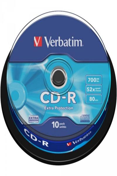 Verbatim 10 x CD-R - 700 MB (80 min) 52x - 43437