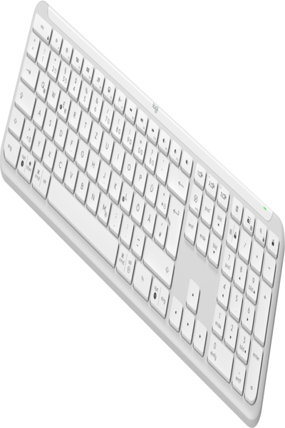 Logitech Signature Slim K950 Trådlöst Vit DEU - 920-012452