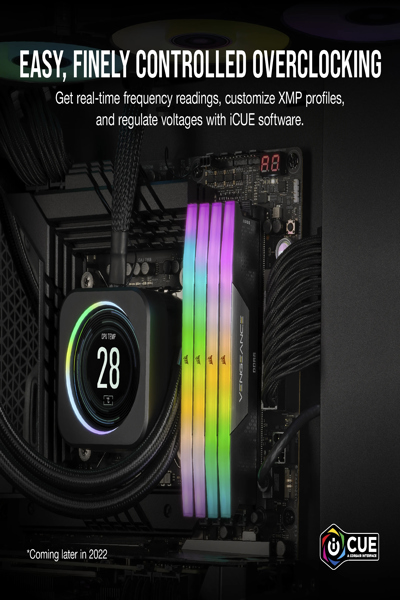 VENGEANCE RGB DDR5 6000MHz 32GB 2x16GB - CMH32GX5M2B6000C38