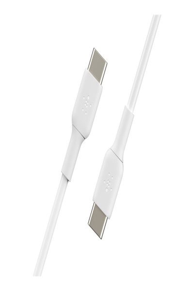 Belkin USB-C to PVC cable white 1m two-pack - Digital connection - CAB003BT1MWH2PK