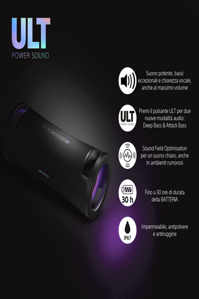 Sony ULT FIELD 7 – Ult Power Sound-serien - SRSULT70B.EU8