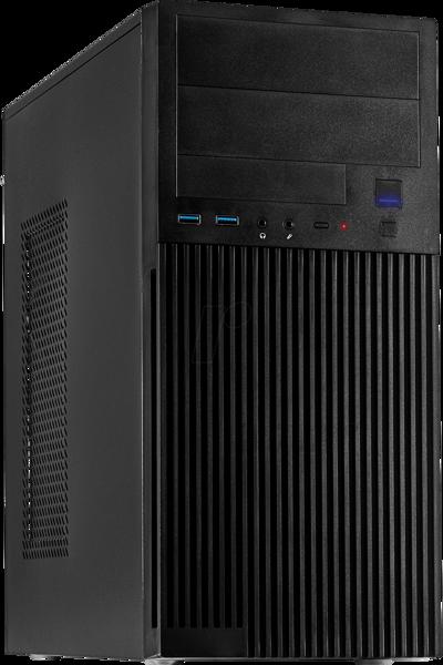 Inter-Tech h Geh IT-2815 Noir Midi-Tour Linéaire - Mini-tour - ATX