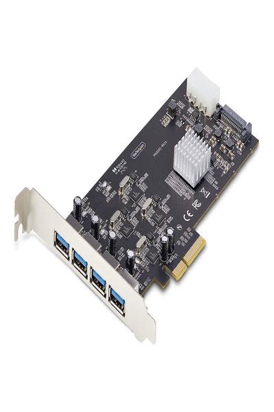 StarTech.com 4-portars USB-A PCIe-kort, USB 3.2 5 Gbps, 4x USB-kontroller - P5Q4A-USB-CARD