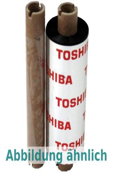 Toshiba TEC Ribbon AW6F Wax Svart 65mm x 100m BEV10065AW6F - BEV10065AW6F