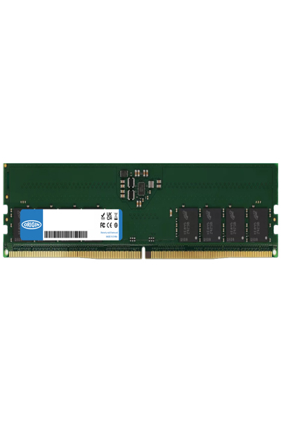 Origin Storage 32GB DDR5 4800MHz UDIMM 1Rx8 Non-ECC 1.1V - 32 GB - 1 x 32 GB - DDR5 - 4800 MHz - 288-pin DIMM - CT32G48C40U5-OS