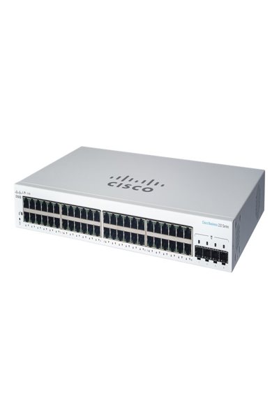Cisco CBS220-48P-4X-EU - Managed - L2 - Gigabit Ethernet (10/100/1000) - Power over Ethernet (PoE) - Rack mounting - CBS220-48P-4X-EU