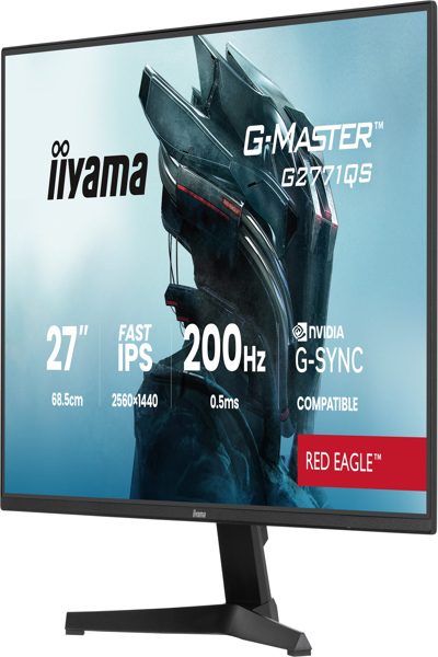 IIYAMA G-MASTER G2771QS-B1 27" FAST-IPS MONITOR - G2771QS-B1
