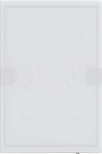 Bouton-poussoir GIRA KNX 4 comfort 1f TS4 blanc