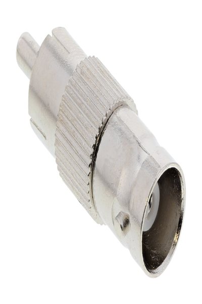Adaptateur vidéo en ligne 1x RCA mâle / BNC femelle