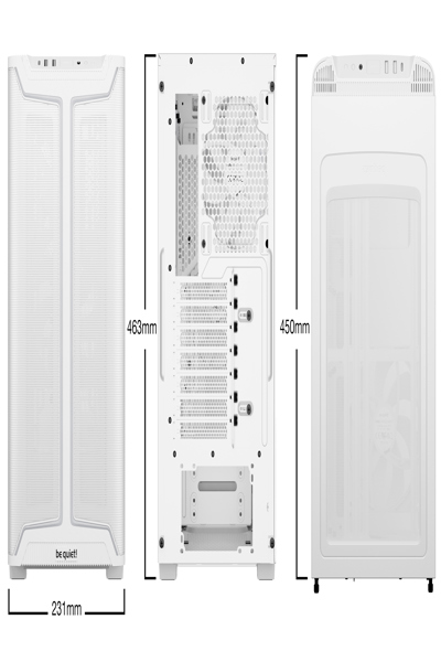 Be Quiet! Geh Pure Base 501 DX White - Mini tower - ATX - BGW77
