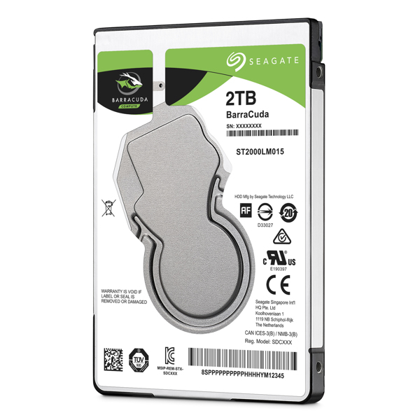 Seagate Guardian BarraCuda ST2000LM015 - Hårddisk - 2 TB - ST2000LM015