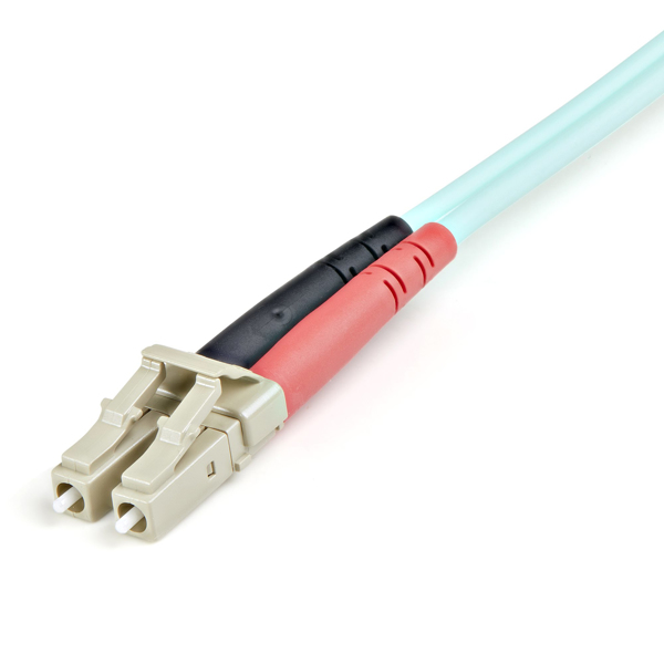 StarTech 1m Fiber Optic Cable 10Gb Aqua OM3 - A50FBLCLC1