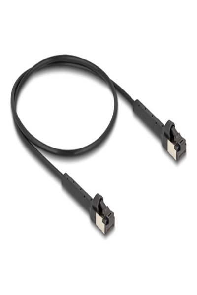 Câble patch Delock - RJ-45 (M) coudé jusqu'à 60° vers RJ-45 (M) coudé jusqu'à 60°