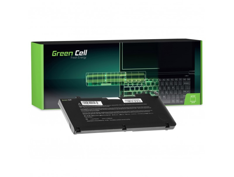 GREEN CELL PRO Laptop Battery for AppleMacbook Pro 13 - 10.95V - 5800mAh - AP06
