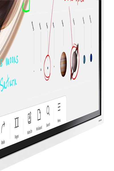 Samsung Flip Pro WM55B Bundle - 55 inch Flipchart+PEERLESS-AV TRVT-Flip2 Trolley