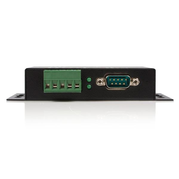 StarTech 1 Port Metal Industrial USB to RS422/RS485 Serial Adapter w/ Isolation - USB B - RS-422/485 - 1.8 m - Black - ICUSB422IS