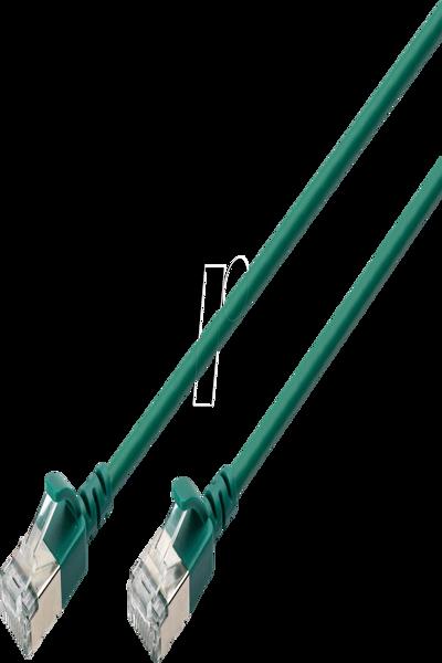DIGITUS CAT 6A F-FTP Slim patch cord 5m green