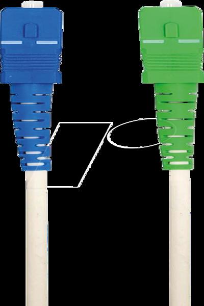 Nedis N CCGB89610WT20 - LWL Kabel SC-APC SC-UPC simplex - Cable - 2 m