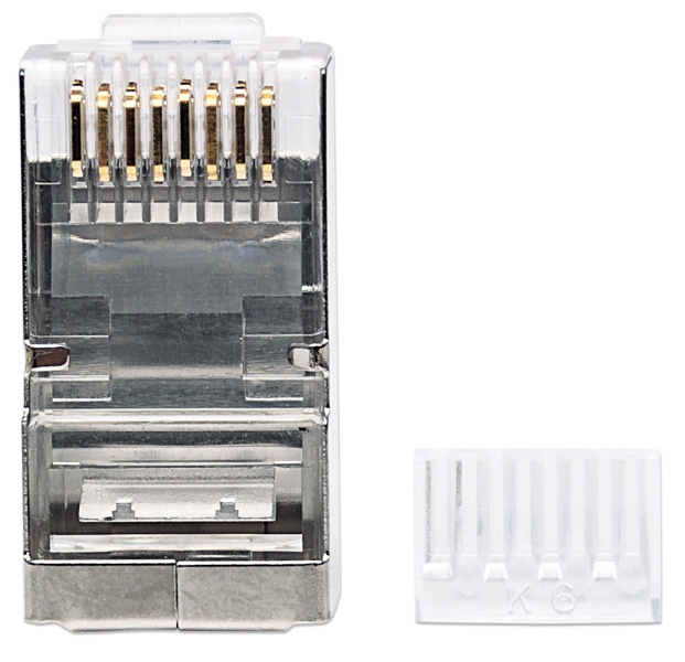 90-Pack Cat6 RJ45 Modular Plugs Pro Line - STP - 790543