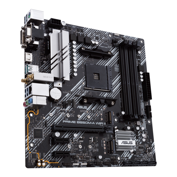 ASUS PRIME B550M-A WIFI II Micro ATX Moderkort - 90MB19X0-M0EAY0