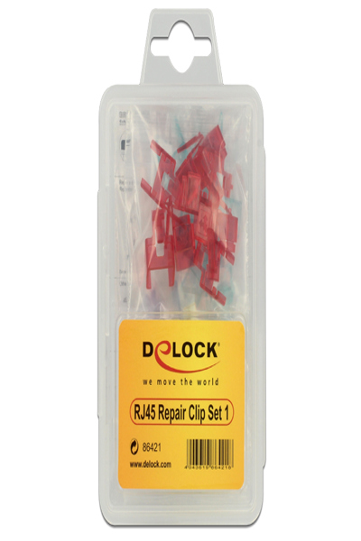Delock 86421 - Network Cable/Adapter Set - 40 pc(s)