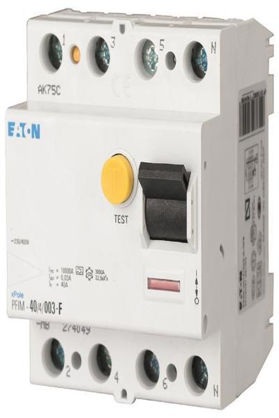 Commutateur FI Eaton PFIM-40/4/003-G/F (187456)