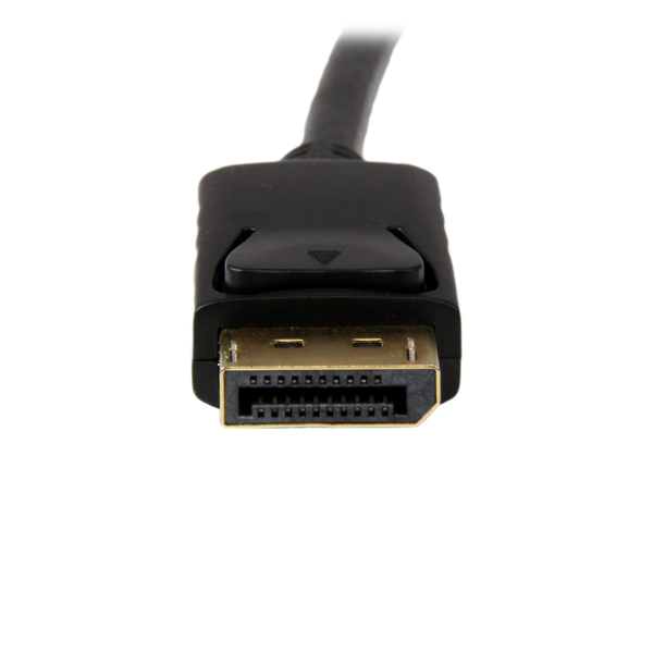 StarTech 15ft DisplayPort to VGA Adapter Cable DP to VGA Black - DisplayPort Cable - HD-15 (W) to DisplayPort (M) - 4.57 m - Snapped - Black - DP2VGAMM15B