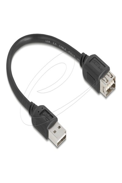 Delock USB 2.0 VerlÃƒÂ¤ngerungskabel EASY Typ-A Stecker zu Buchse 0 - Digital - Extension Cable - 81510