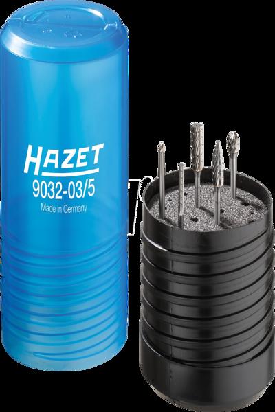 HAZET HZ 9032-03/5: Carbide Burr Set, 3mm (Millimeter).