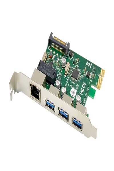 InLine Gigabit USB 3.2 Combo Card PCIe x1 - 51125R