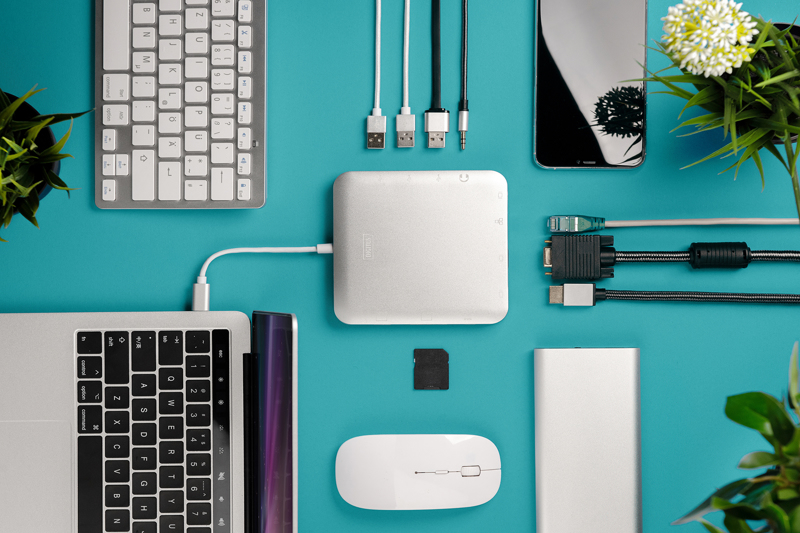 DIGITUS USB-C dockningsstation - DA-70863