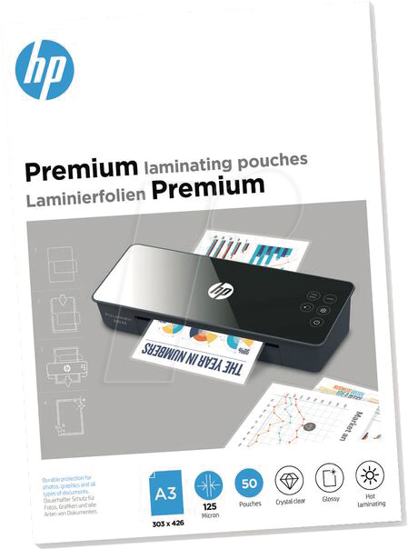 Pochettes de plastification HP Premium A3 125 microns