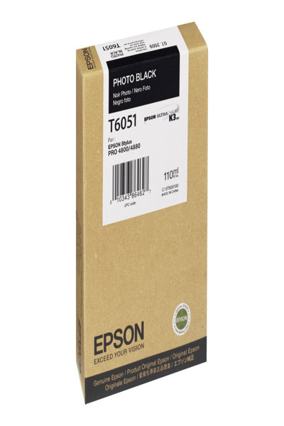 Epson Singlepack Photo Black T605100 - Noir photo - Encre à colorants - 1 pièce(s)