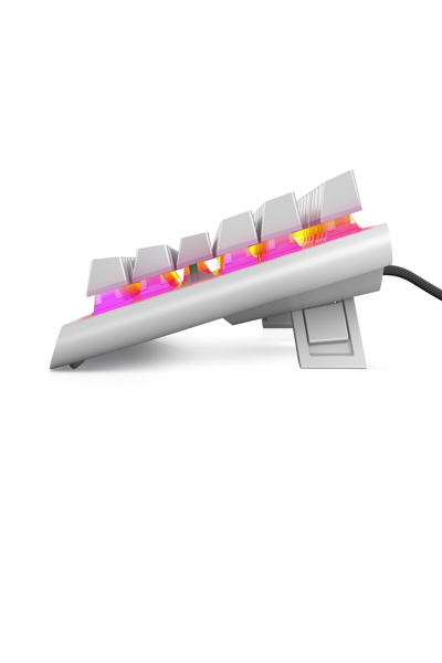 Dell Alienware AW420K - Wired - USB - Mechanical - QWERTY - RGB LED - White - AW420K-W-WW