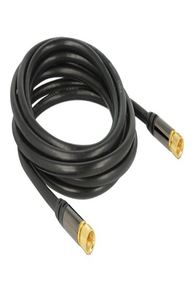 Delock Antennkabel - F-kontakt hane till F-kontakt hane - 88920