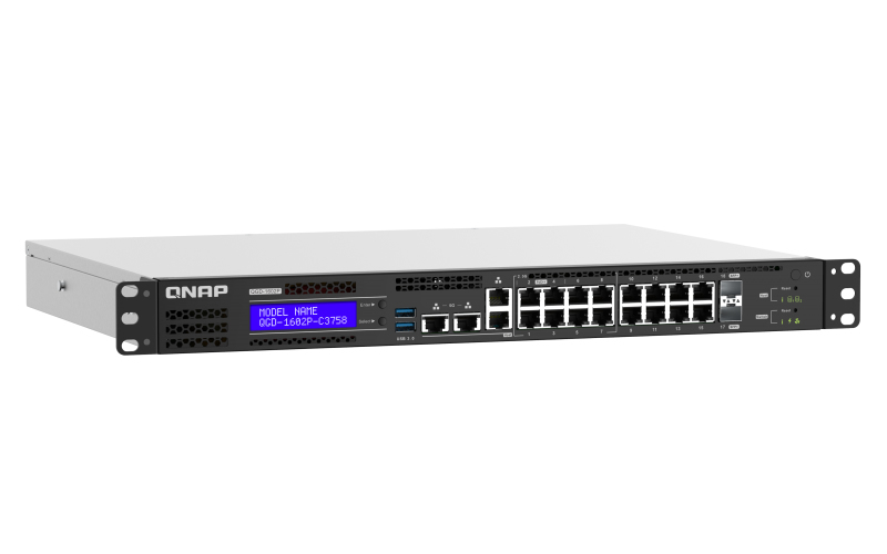 QNAP QGD-1602P-C3558-8G - Guardian - Switch - QGD-1602P-C3558-8GB