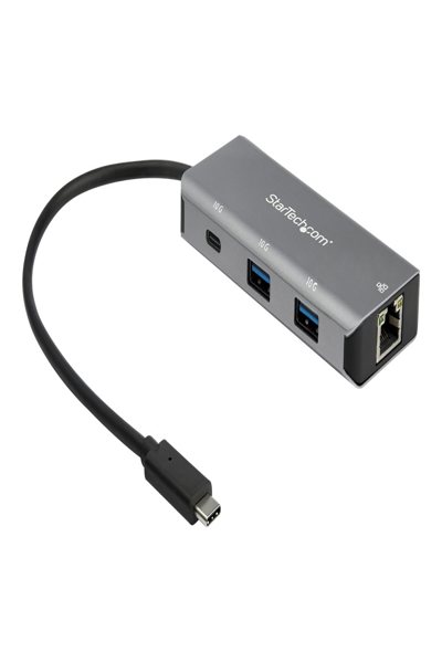 StarTech.com 3-Port 10Gbps USB-C Hub with Gigabit Ethernet - HB31C2A1CGB