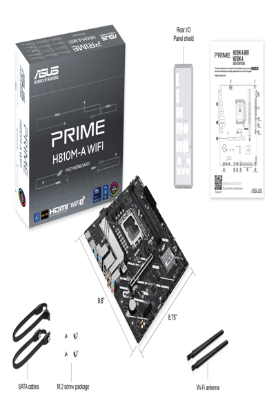 ASUS PRIME H810M-A WIFI-moderkort - 90MB1KJ0-M0EAY0