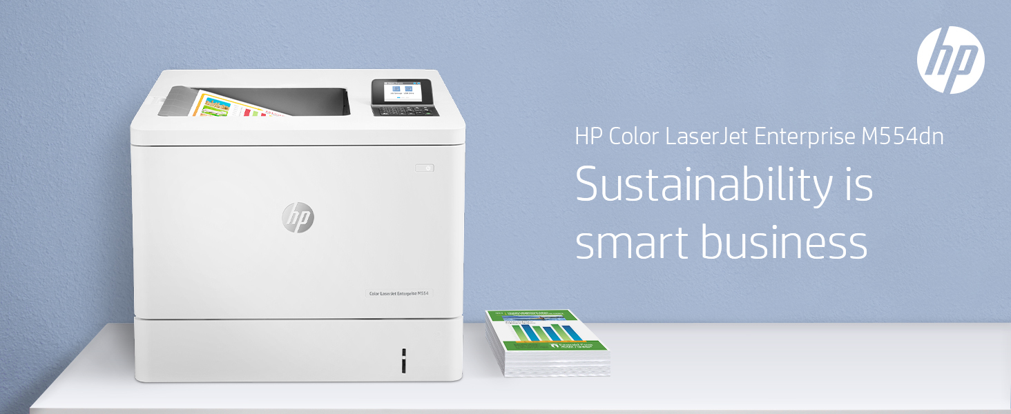 HP Color LaserJet Enterprise M554dn Printer - 7ZU81A